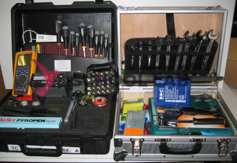 Tool kit,f. ICT technicians,110 VAC eqpt